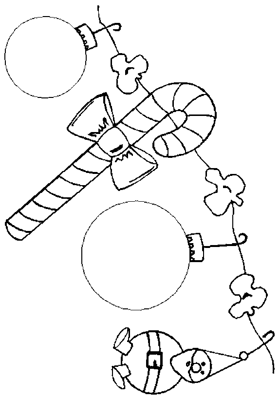 Bombki i ozdoby Świąteczne kolorowanki